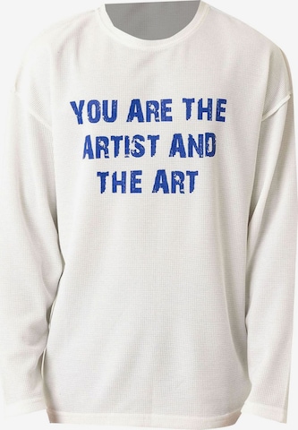 Pull-over Dandalo en blanc : devant