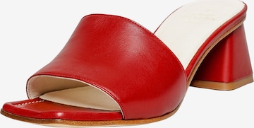 Henry Stevens Mules 'Harper FS50' in Red: front