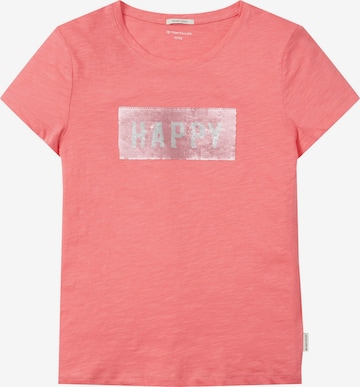 TOM TAILOR T-Shirt in Pink: predná strana