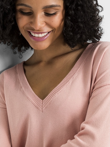 Pull-over oversize bonprix en rose