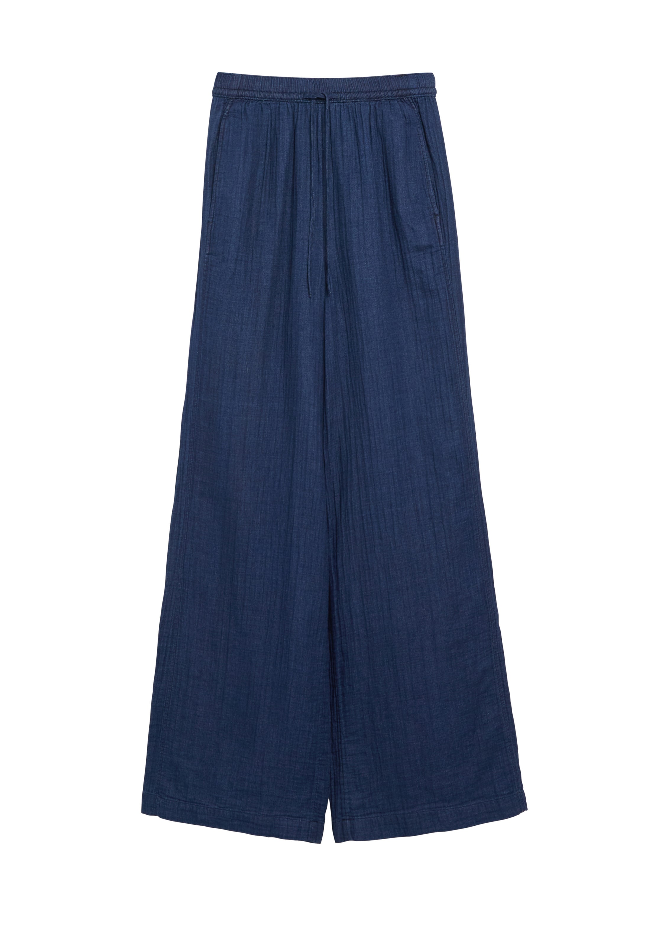 s.Oliver Wide leg Broek in Blauw: voorkant