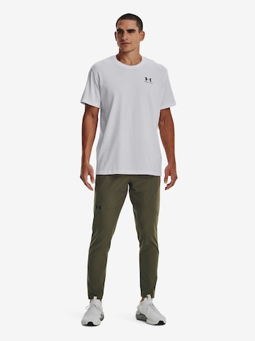 UNDER ARMOUR Tapered Sportbroek 'Unstoppable' in Groen