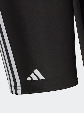 ADIDAS PERFORMANCE Athletic Swimwear 'Classic 3-Stripes Jammers' in Black