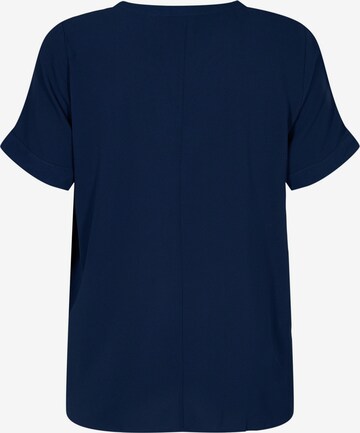 Zizzi Bluse 'Anni' in Blau