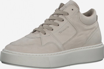 TAMARIS Sneakers hoog in Beige: voorkant