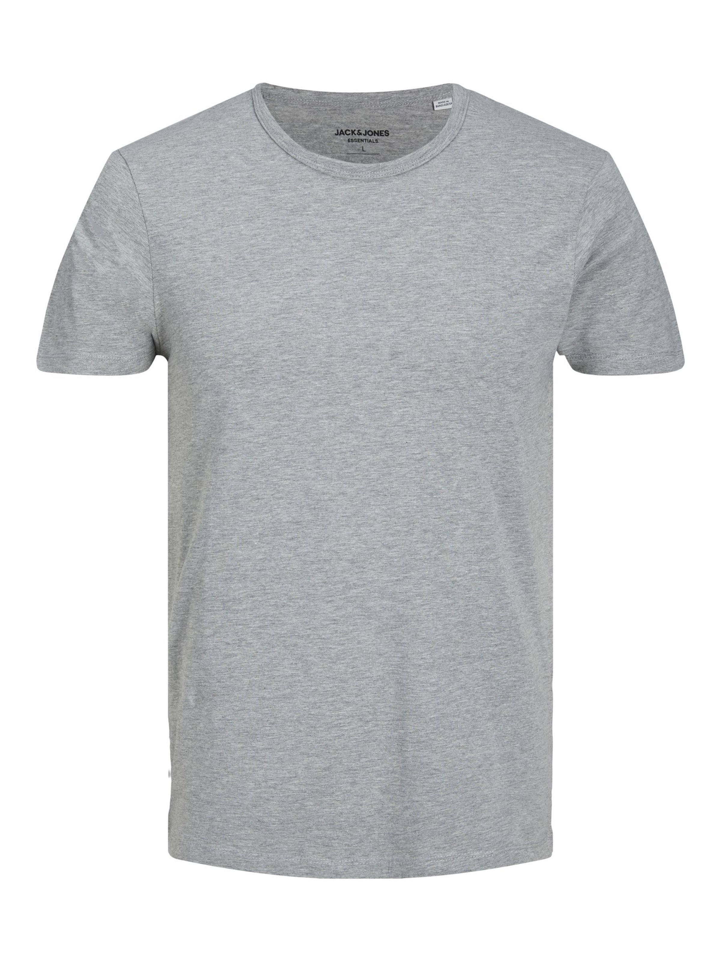 T-Shirt JACK & JONES en gris : devant