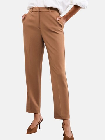 Regular Pantalon à plis Lipsy en beige : devant
