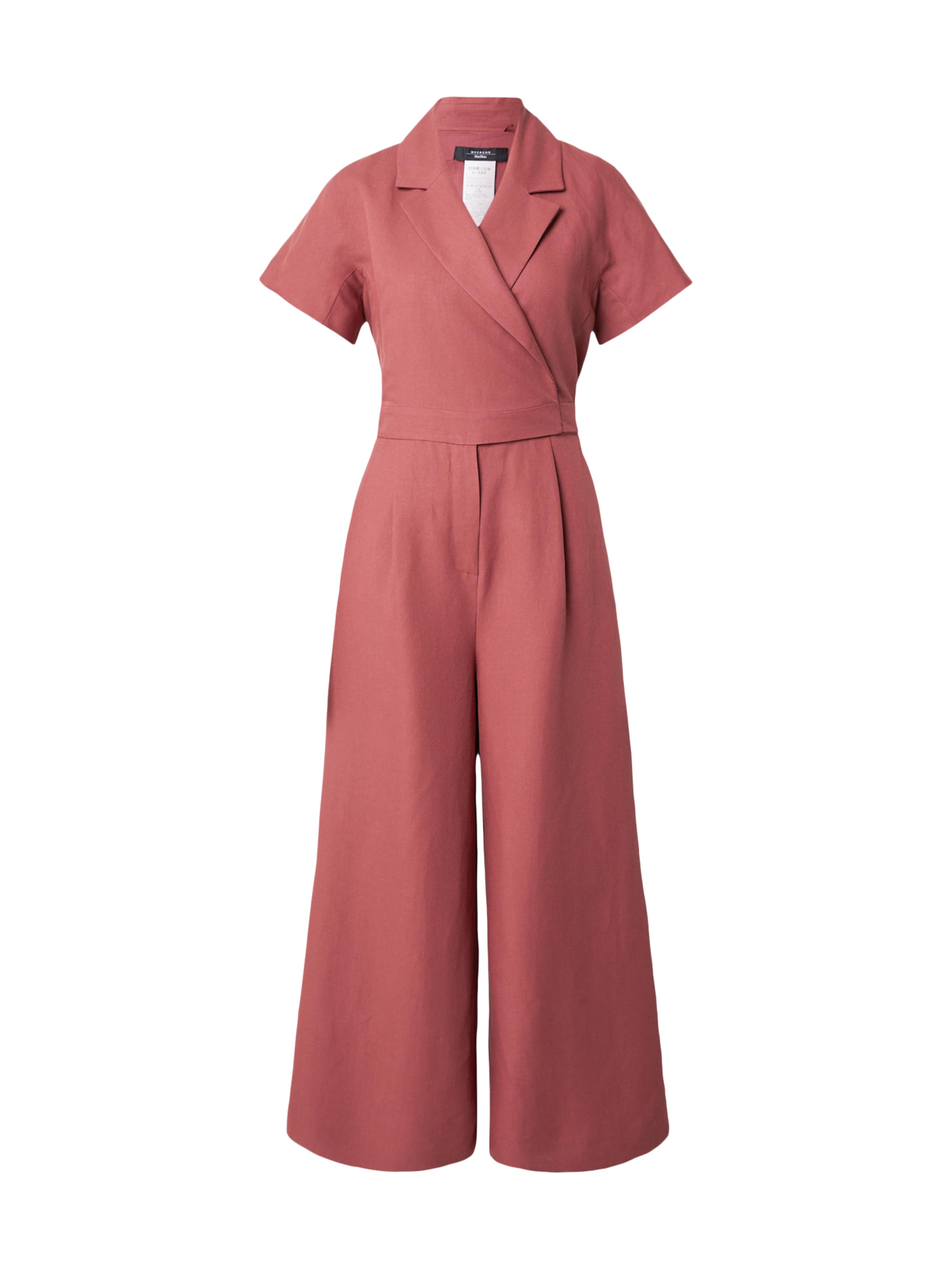 Weekend Max Mara Jumpsuit 'DOBLATO' in Rot: Vorderseite
