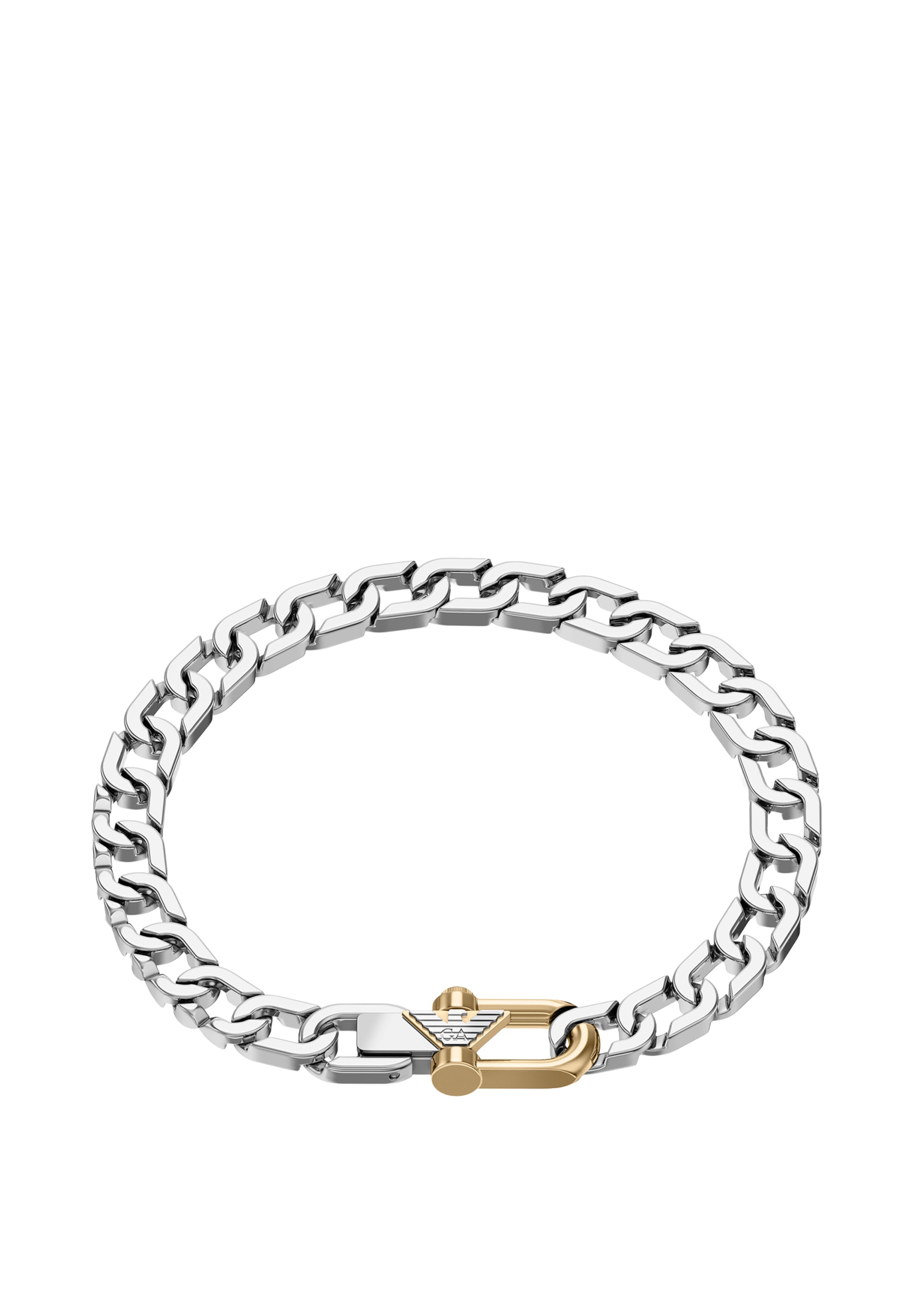 Emporio Armani - Pulseira em prata: frente