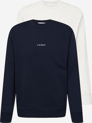 SELECTED HOMME Sweatshirt 'LINK' i grå: forside