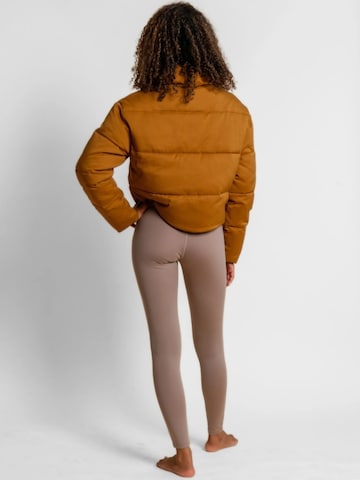 Girlfriend Collective Between-Season Jacket in Brown