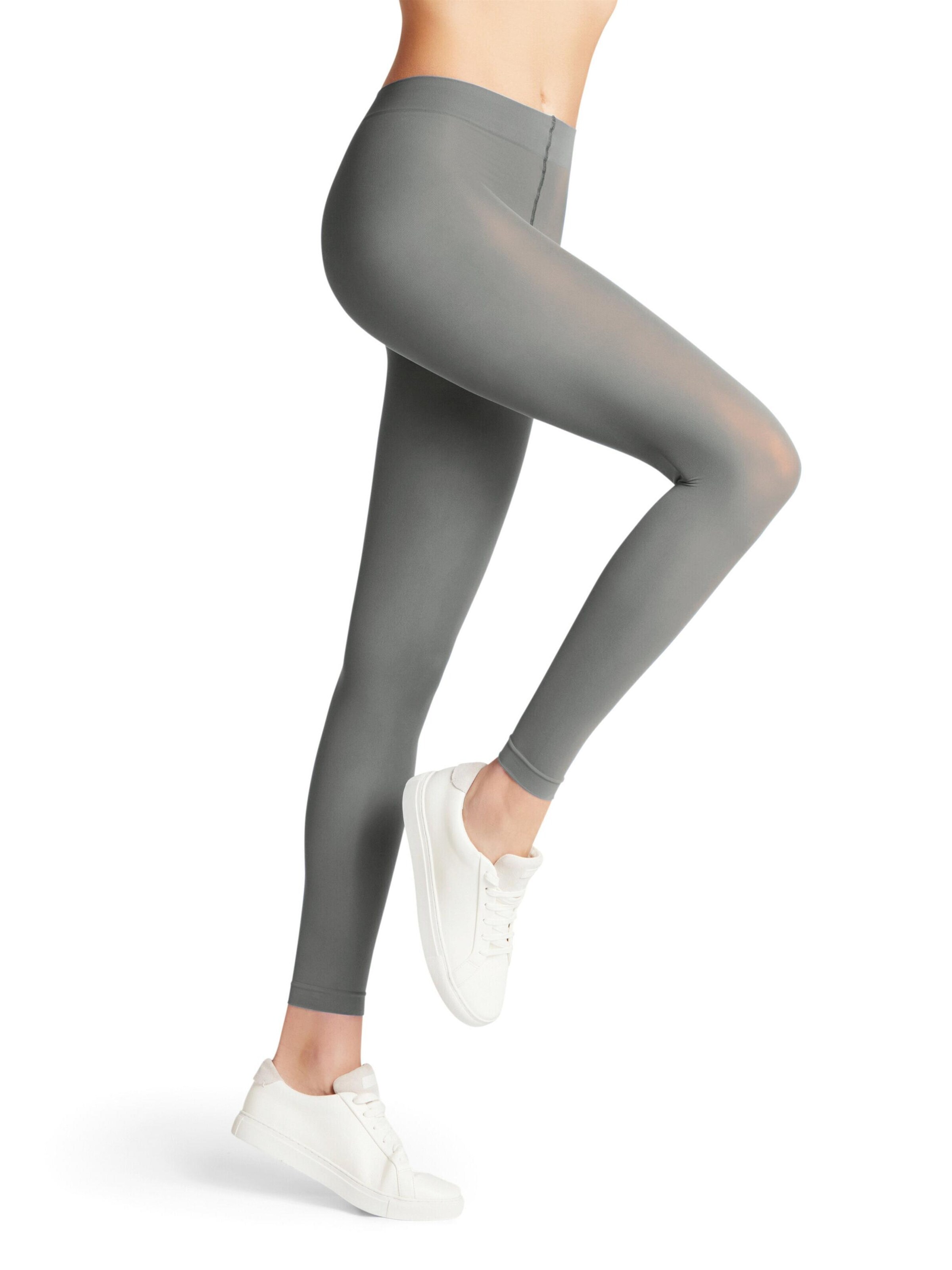 FALKE Skinny Leggings 'Pure Matt' in Grey