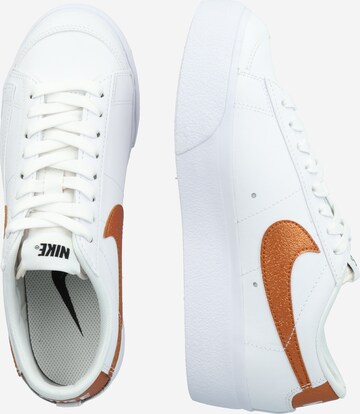 Nike Sportswear Ниски маратонки 'Blazer' в бяло