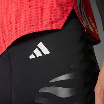 Skinny Pantaloni sportivi 'Adizero Control' di ADIDAS PERFORMANCE in nero