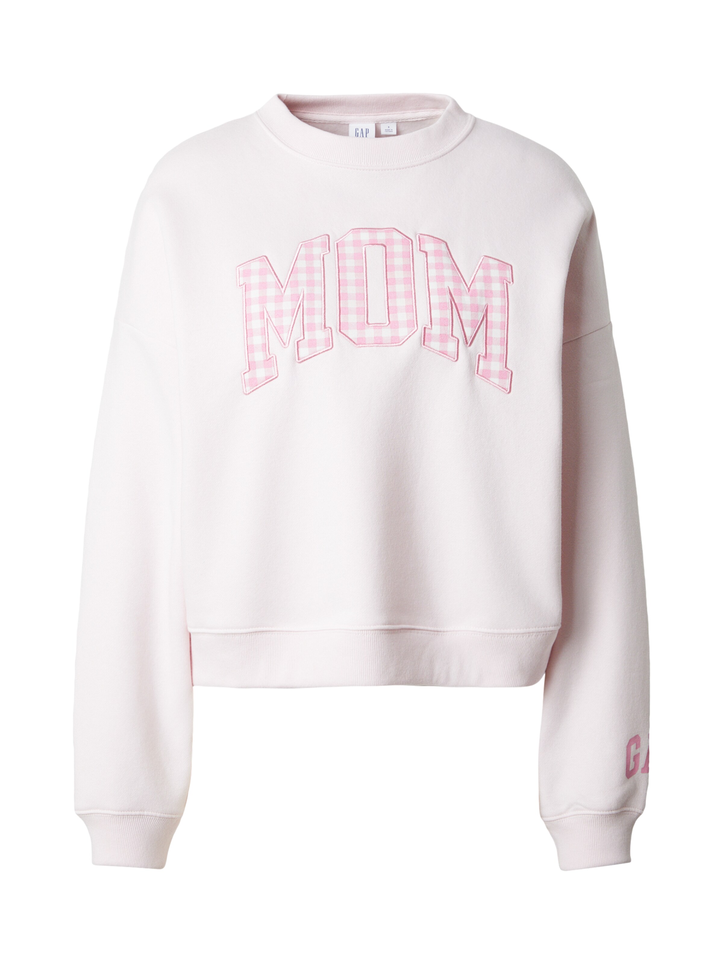 GAPSweater majica 'V-MOTHERS DAY' - roza boja: prednji dio