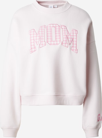 GAP Свитшот 'V-MOTHERS DAY' в Ярко-розовый: спереди