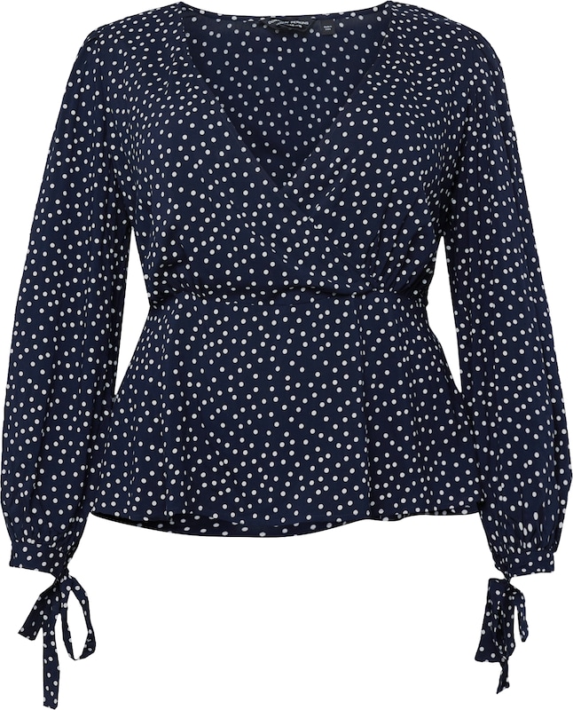 Dorothy Perkins Curve Bluse in Navy