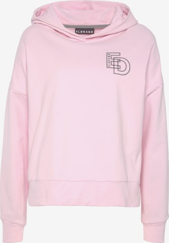 Elbsand Sweatshirt i rosa: framsida