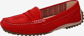 SIOUX Mocassins 'Cacciola ' in Rood: voorkant