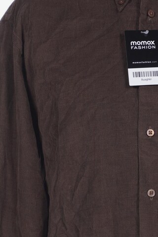 HECHTER PARIS Button Up Shirt in S in Brown