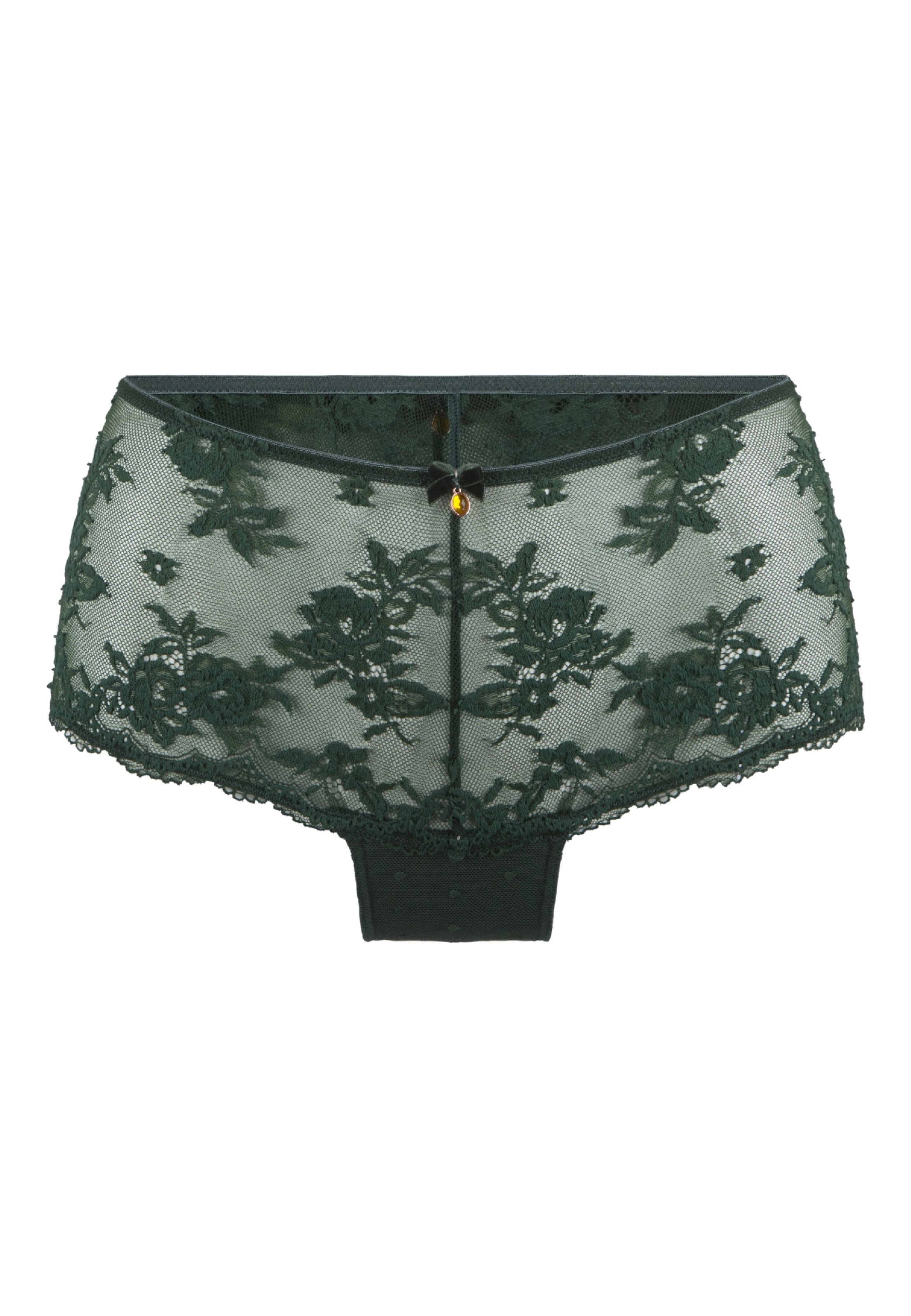 Slip di LingaDore in verde: frontale