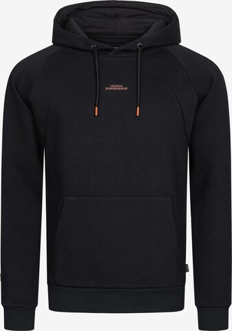 INDICODE JEANS Sweatshirt 'Virginia' in Black: front