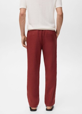 MANGO MAN Regular Hose 'Ibiza' in Rot