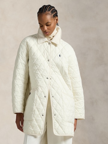 Palton de primăvară-toamnă de la Polo Ralph Lauren pe bej: față