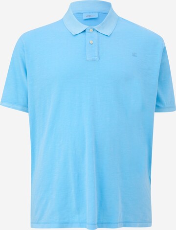 T-Shirt s.Oliver Red Label Big & Tall en bleu : devant
