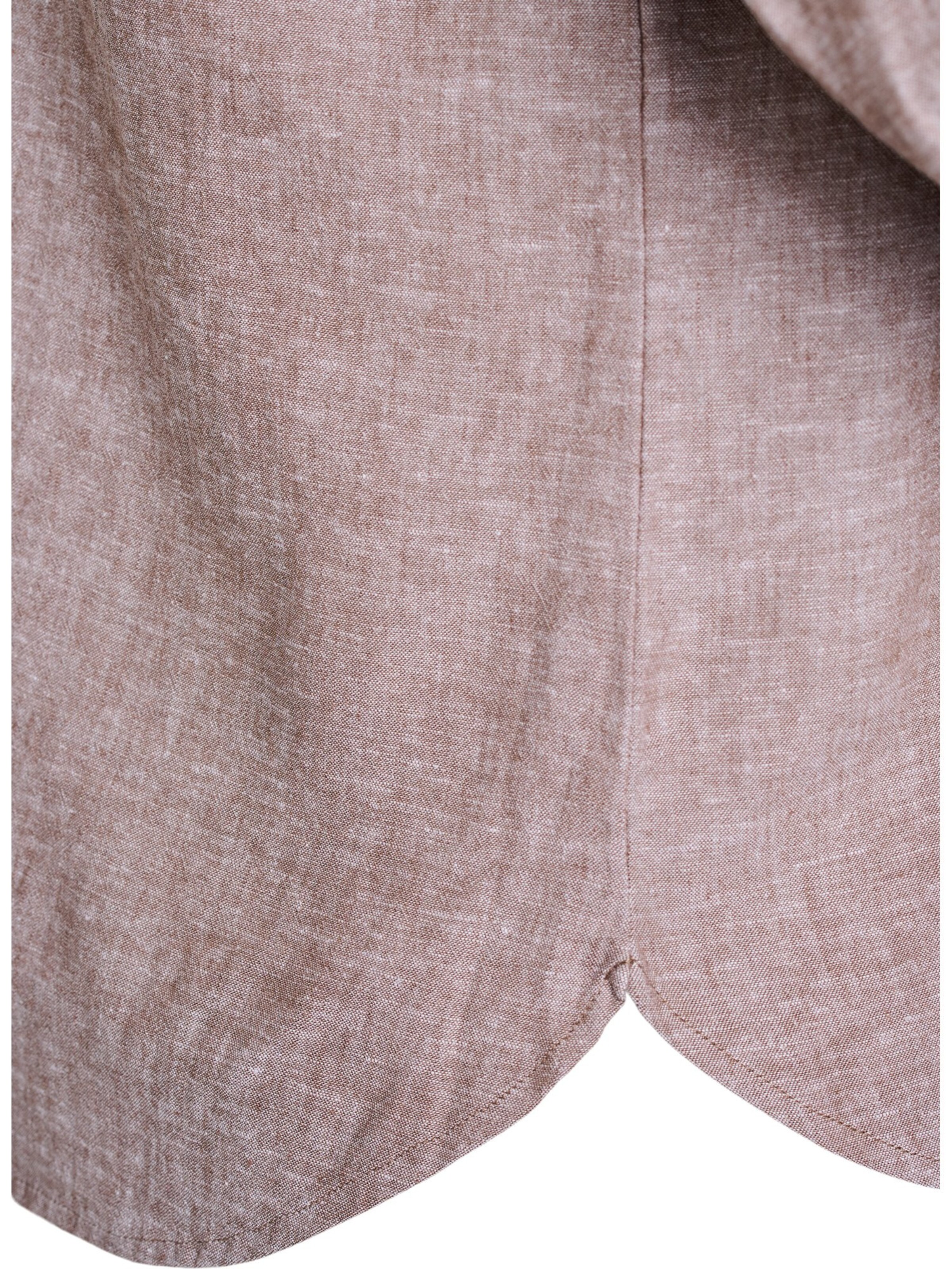 Camicia da donna 'VLina' di Zizzi in marrone