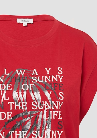 T-shirt s.Oliver en rouge