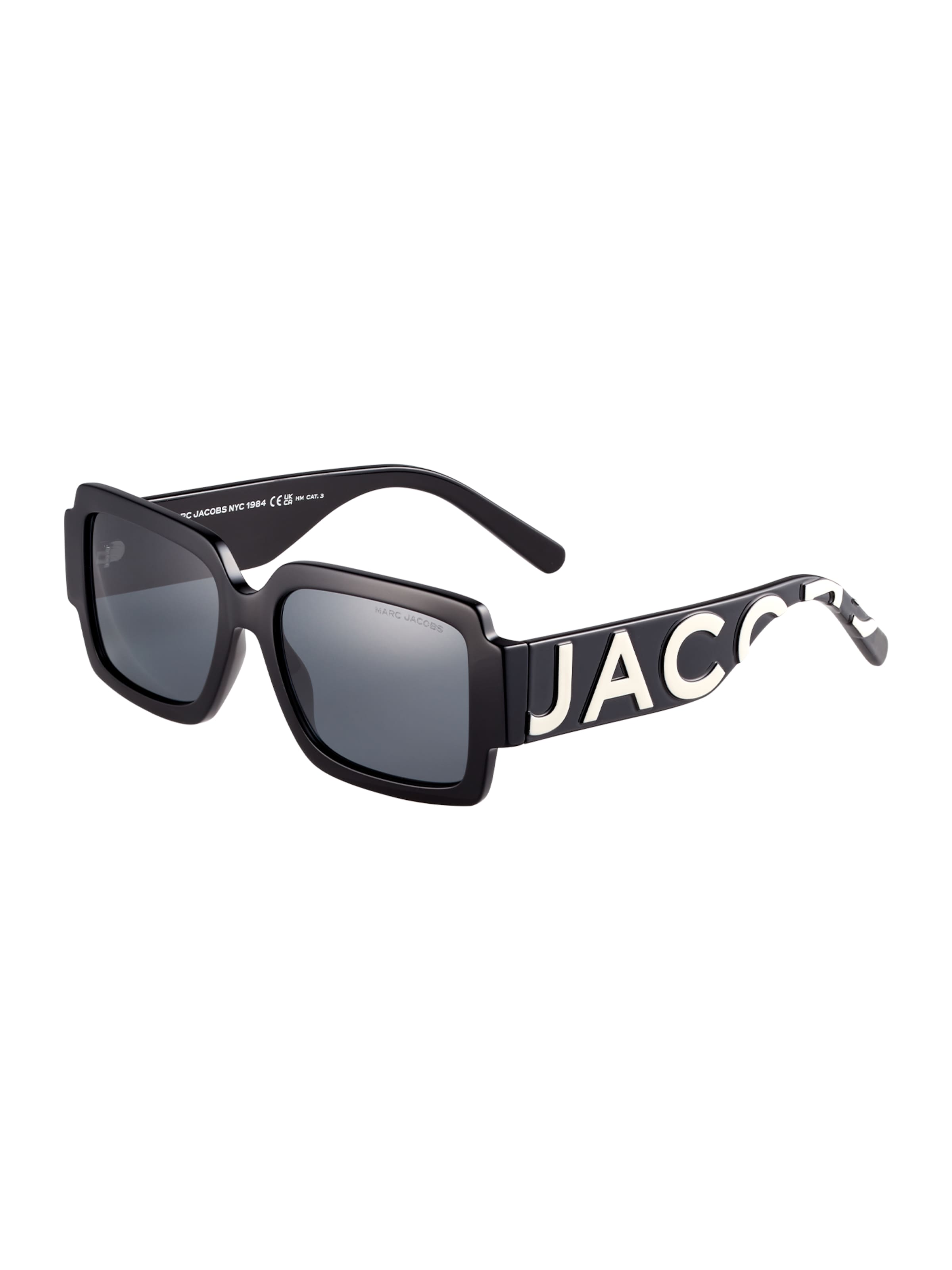 Marc Jacobs Sonnenbrille in Schwarz: Vorderseite