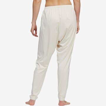 ADIDAS SPORTSWEAR Regular Workout Pants in White