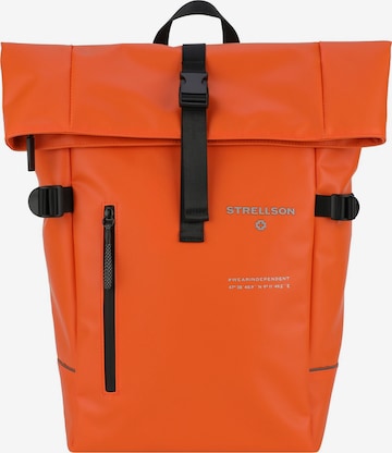 STRELLSON Backpack 'Stockwell 2.0 Eddie' in Orange: front