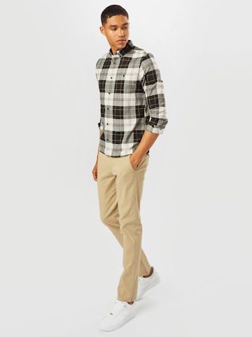 Lindbergh Slim fit Chino Pants 'Superflex' in Beige