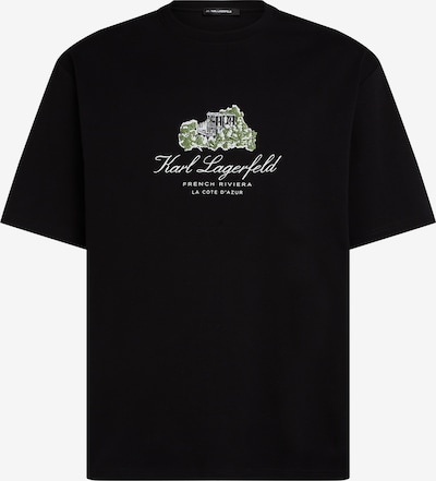 Karl Lagerfeld Paita 'Villa la Vigie' värissä vihreä / musta / valkoinen, Tuotenäkymä
