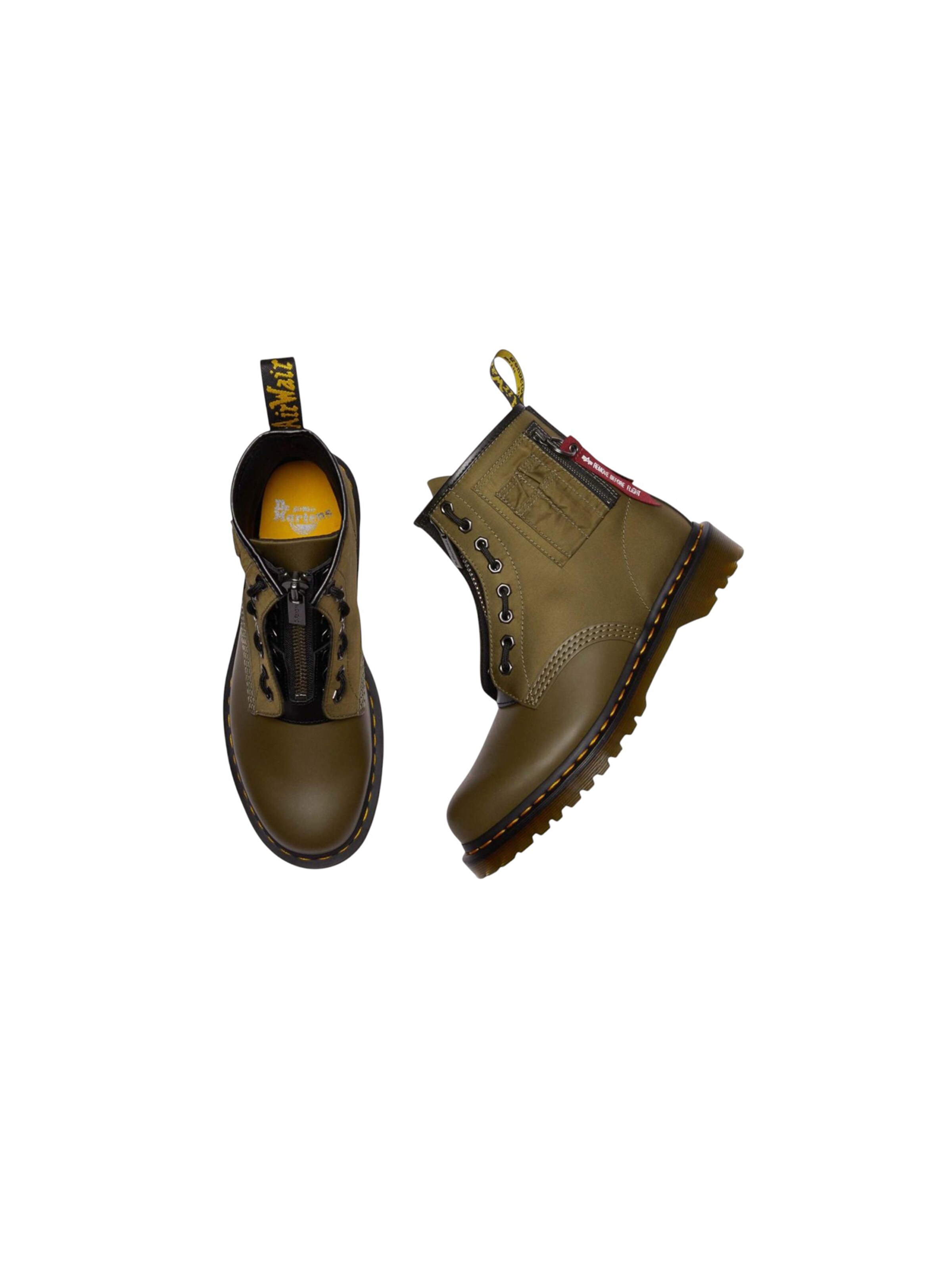 Dr. Martens Schnürboots '1460 Ben Alpha' in Grün