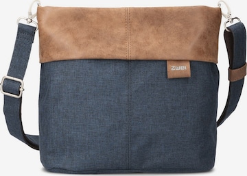 ZWEI Handbag 'Olli' in Blue: front