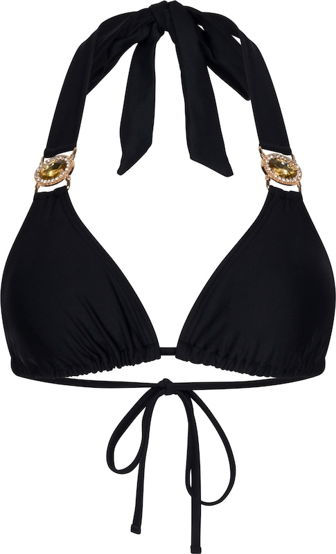 Moda Minx Triangel Bikinitop 'Amour' in Schwarz