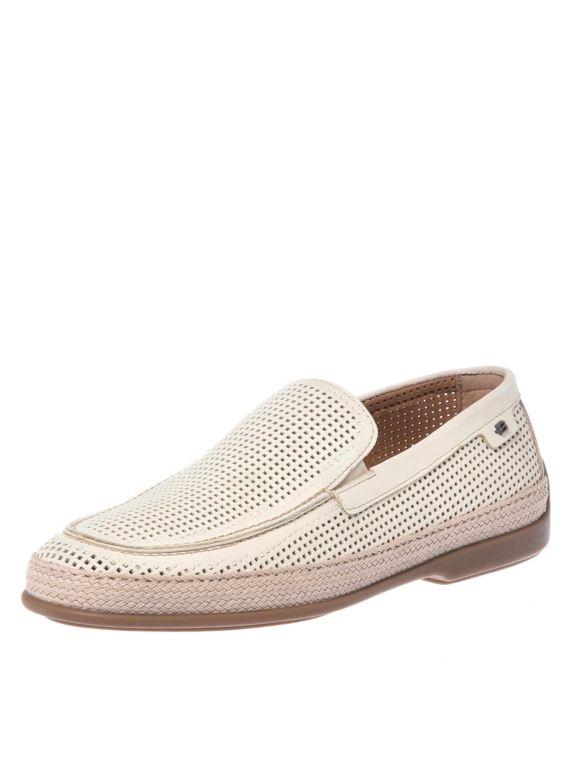 BALDININI Mocassins in Wit: voorkant