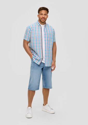 s.Oliver Regular fit Overhemd in Blauw: voorkant