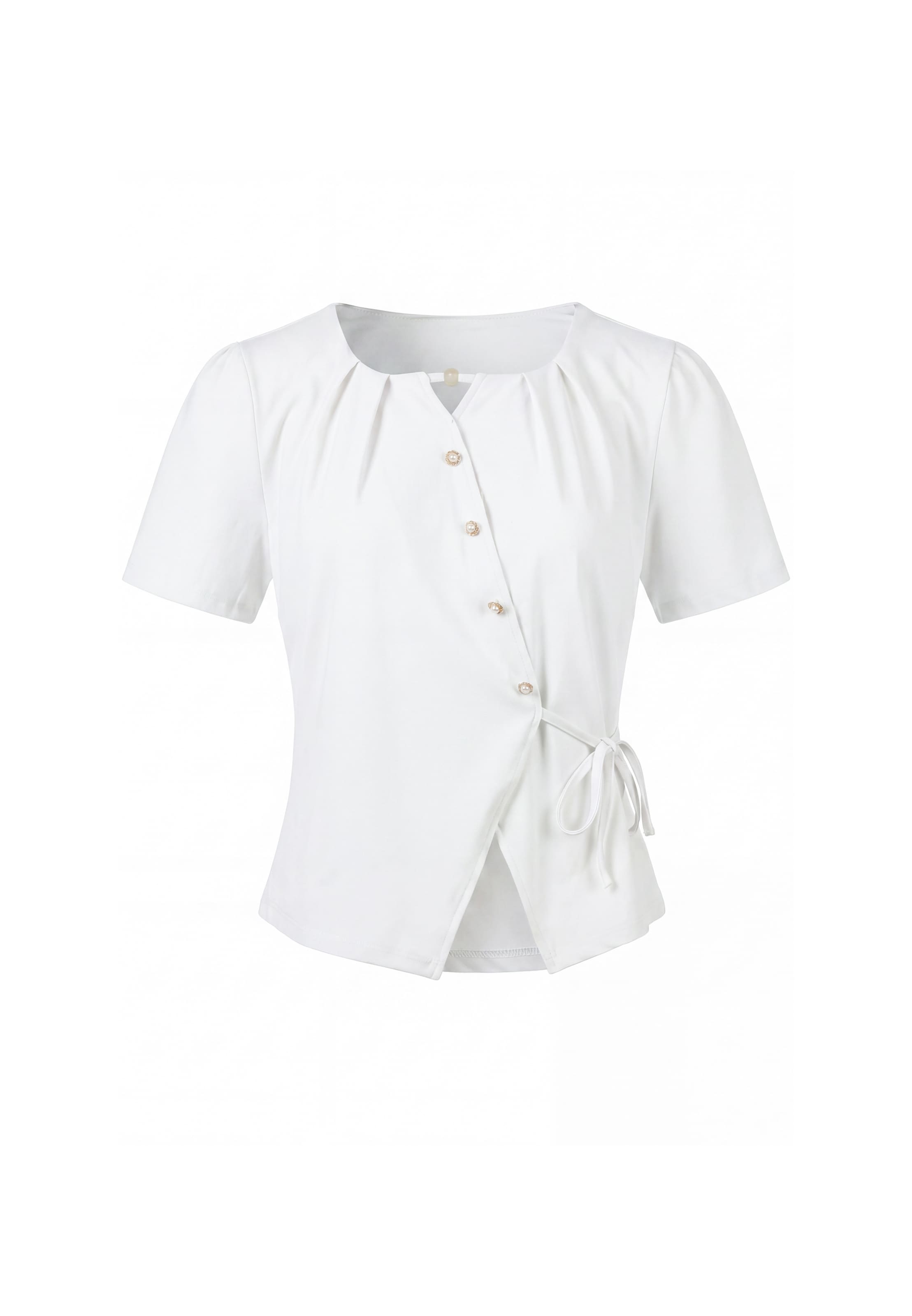usha BLACK LABEL Blusa em S em branco, Vista do artigo