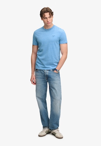 Superdry & Co Shirt 'Essential Serif' in Blue