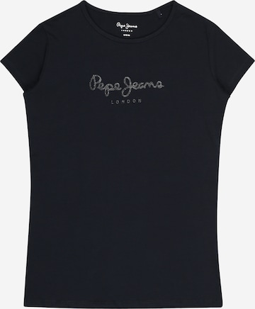 Pepe Jeans T-shirt 'Hana' i blå: framsida