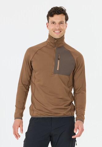 Whistler Sporttrui 'Helge' in Bruin: voorkant