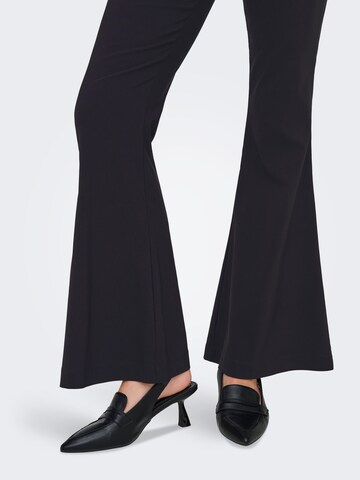 Flared Pantaloni 'ONLFiona' di ONLY in nero