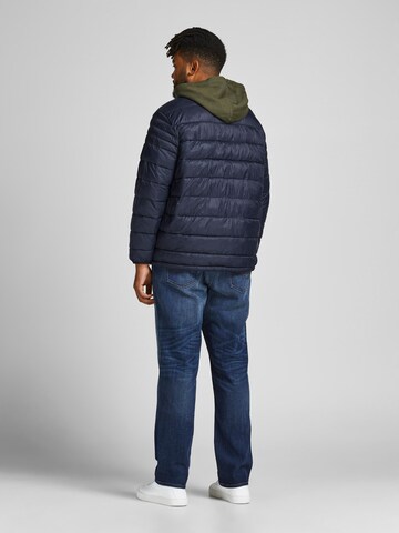 Jack & Jones Plus Between-Season Jacket 'Ace' in Blue