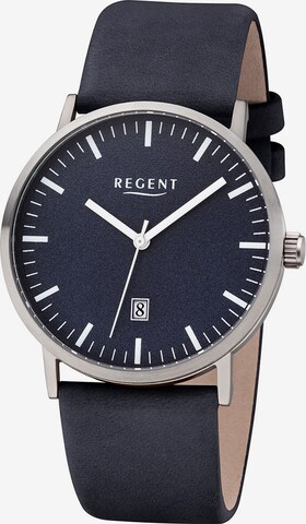 REGENT Analog Watch in Blue: front