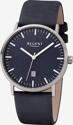 REGENT Analog Watch in Blue: front