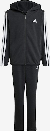 176 dydžio Treniruočių kostiumas iš ADIDAS SPORTSWEAR, spalva – margai juoda / balta, Prekių apžvalga